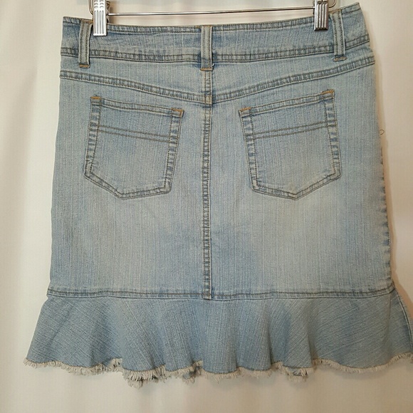 Be Bop Denim Mini Skirt size 5 - Picture 2 of 4